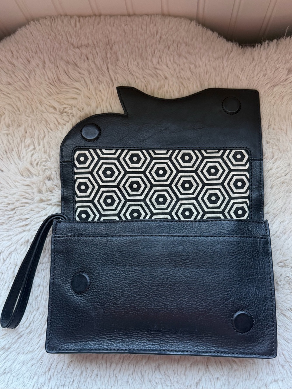 Jonathan Adler Fox Leather Clutch - Picture 5 of 10